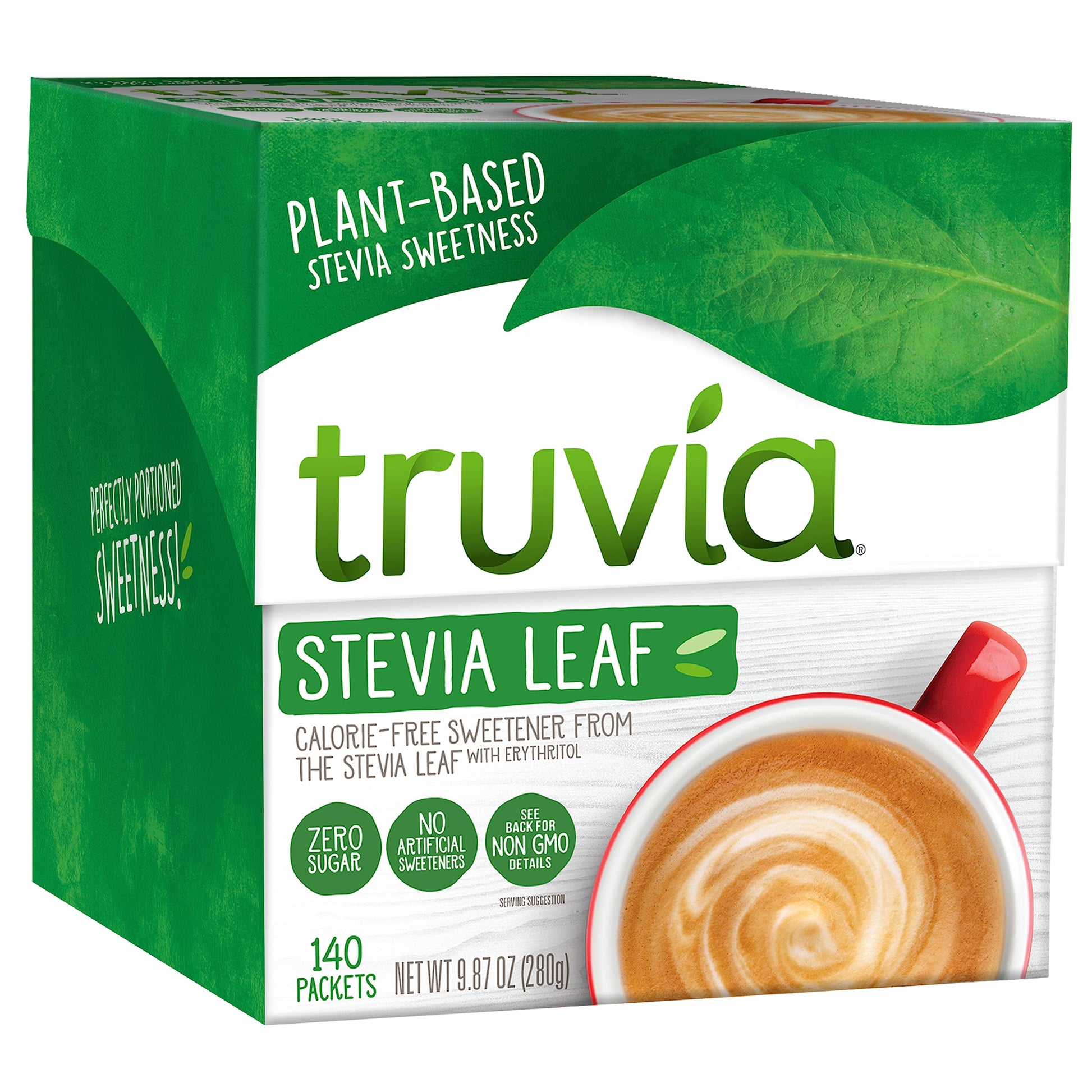 Truvia Natural Sugar Substitute, Stevia, 140 Packets, 9.87 Ounce, Model BBD02054