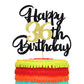Klionjor 36Th Happy Birthday Cake Topper Happy Birthday Cake Decoration 36Th Birthday Party Decoration Gift Plugin