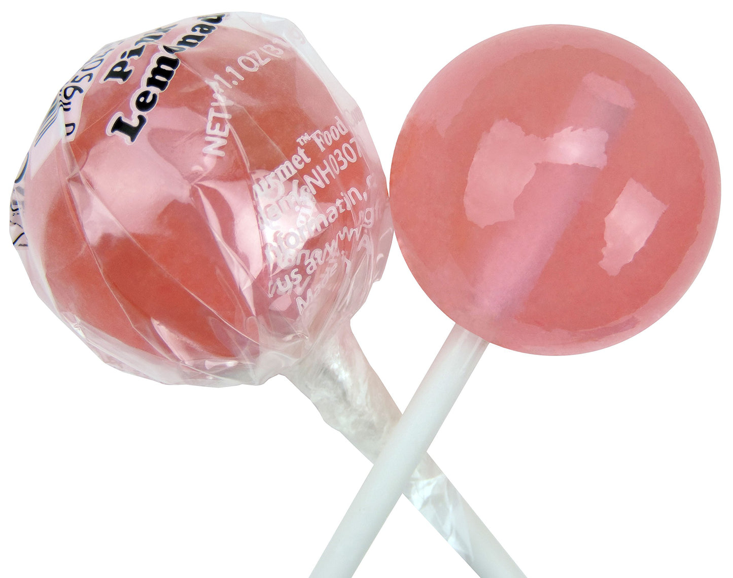 Original Gourmet Lollipops, Pink Lemonade, 30 Count, Pink, Pack of 1