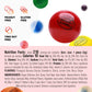 Crafty Confections Gumballs – Mixed Fruit Chewing Gum 15 OZ, 210 Count, Multicolor
