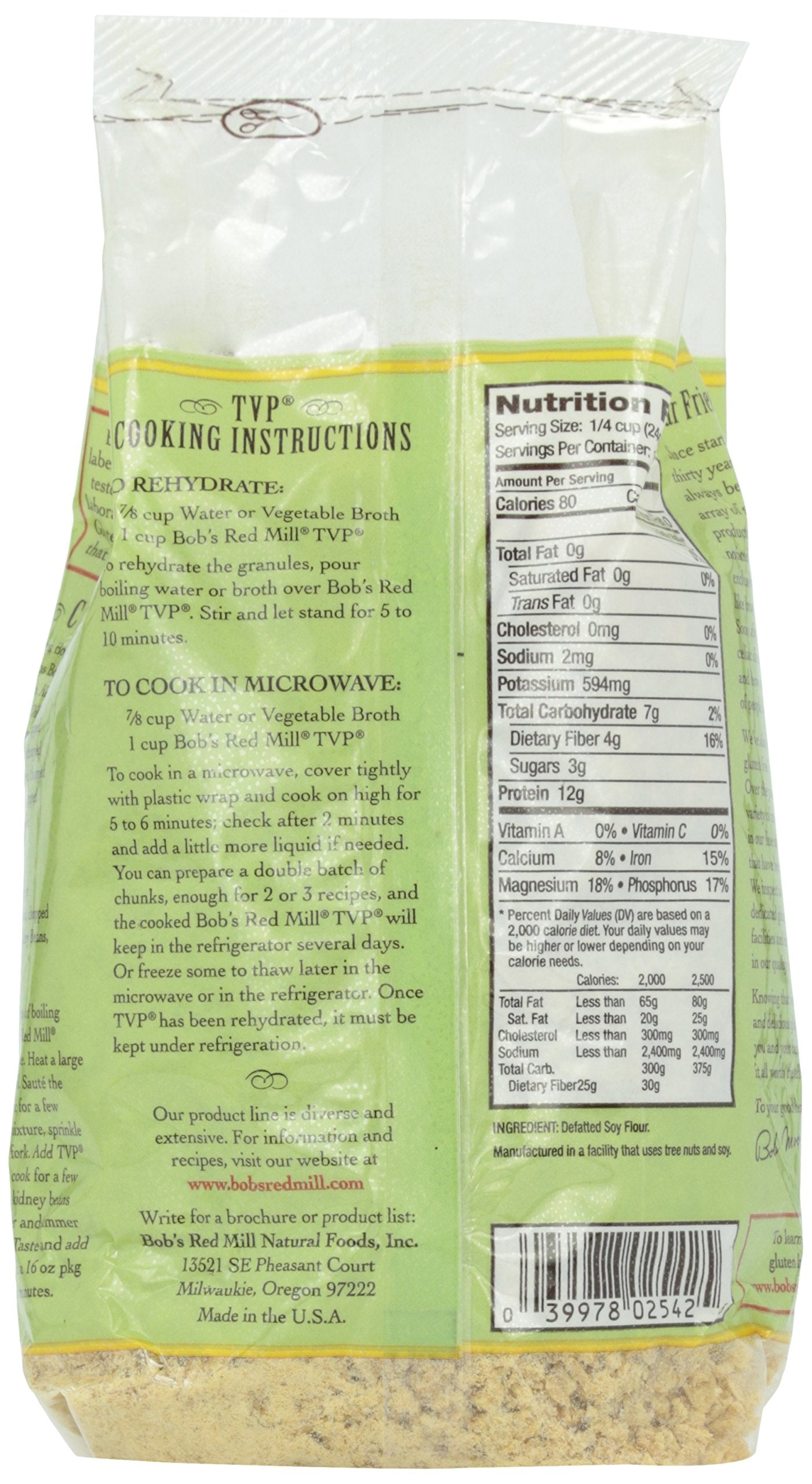 Bob's Red Mill TVP (Textured Vegetable Protein), 10-ounce