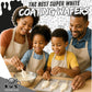 Super White Chocolate Melting Wafers 16oz (1 lb) by RUS Candy Company Perfect for Dipping  Coating  Baking  Molding & More
