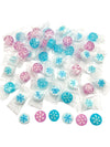 Snowflake Candy - Hard Candy Bulk 1 Lb Bag Of Individually Wrapped Small Candy (Approx. 118 Pcs) Hard Candies Assortment - Great