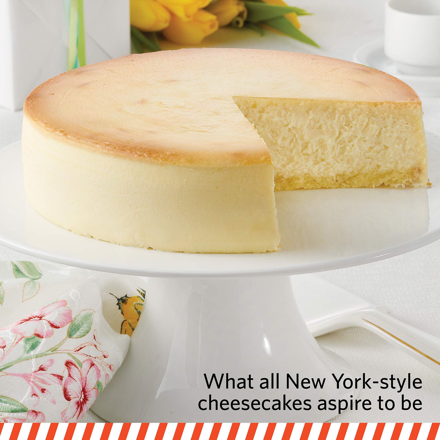 Juniors Cheesecake 8 Original New York Plain Cheesecake (Serves 10-12)
