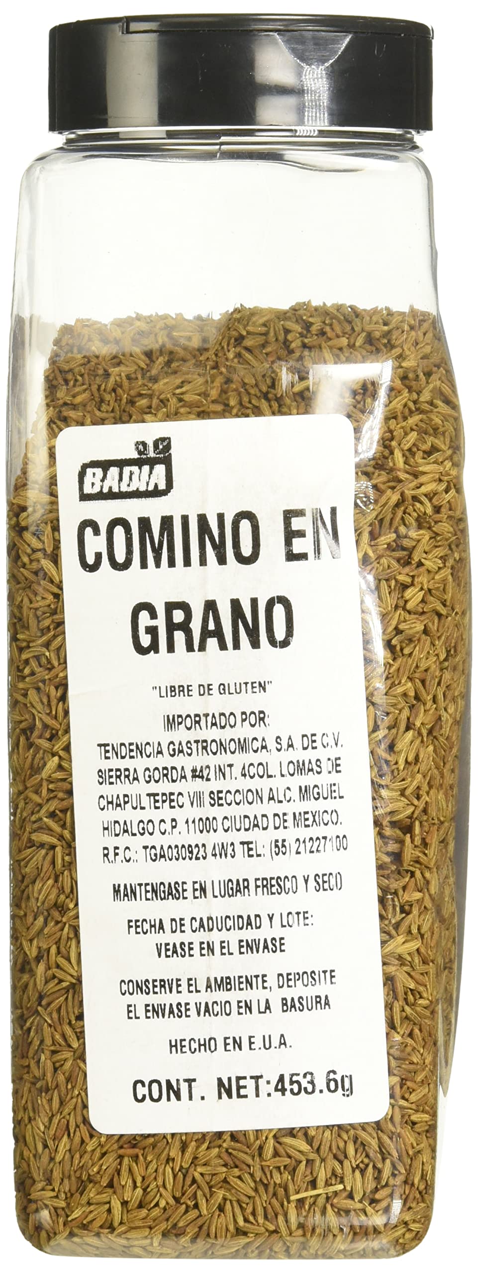 Badia Cumin Seeds, 16 Oz - Whole Seed, Aromatic Flavor, Cooking, Spice Blends & Seasonings