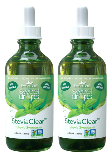 Sweet Leaf Sweet Drop Steviaclear Sweetener 4 Oz Bottle