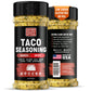 Taco Seasoning Mix Spicy Ranch Seasoning Powder - Gluten Free & Low Sodium Hot Mexican Seasonings Blend for Taco Tuesday Night. 