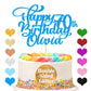 Cake Topper Customized Cake Topper Personalized Happy Birthday Cake Toppe Birthday Cake Decoration Any Name Age 1St 10Th 16Th 18