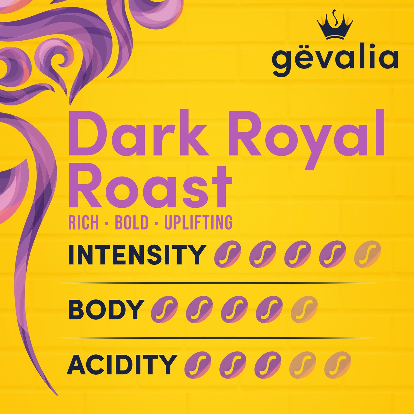 Gevalia Dark Royal Roast Dark Roast K-Cup Coffee Pods  22 ct Box