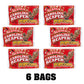 ASS KICKIN Carolina Reaper Pepper Microwave Popcorn - 6 Pack - Spicy Gourmet Snack - 1 Ounce Each