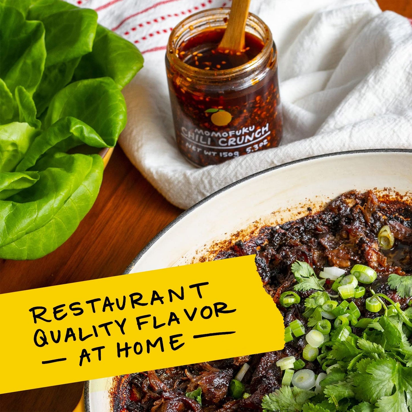 Momofuku Chili Crunch By David Chang, (5.5 Ounces), Chili Oil With Crunchy Garlic And Shallots, Spicy Chili Crisp, 2 Pack