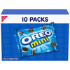OREO Mini Chocolate Sandwich Cookies, 10 Snack Packs