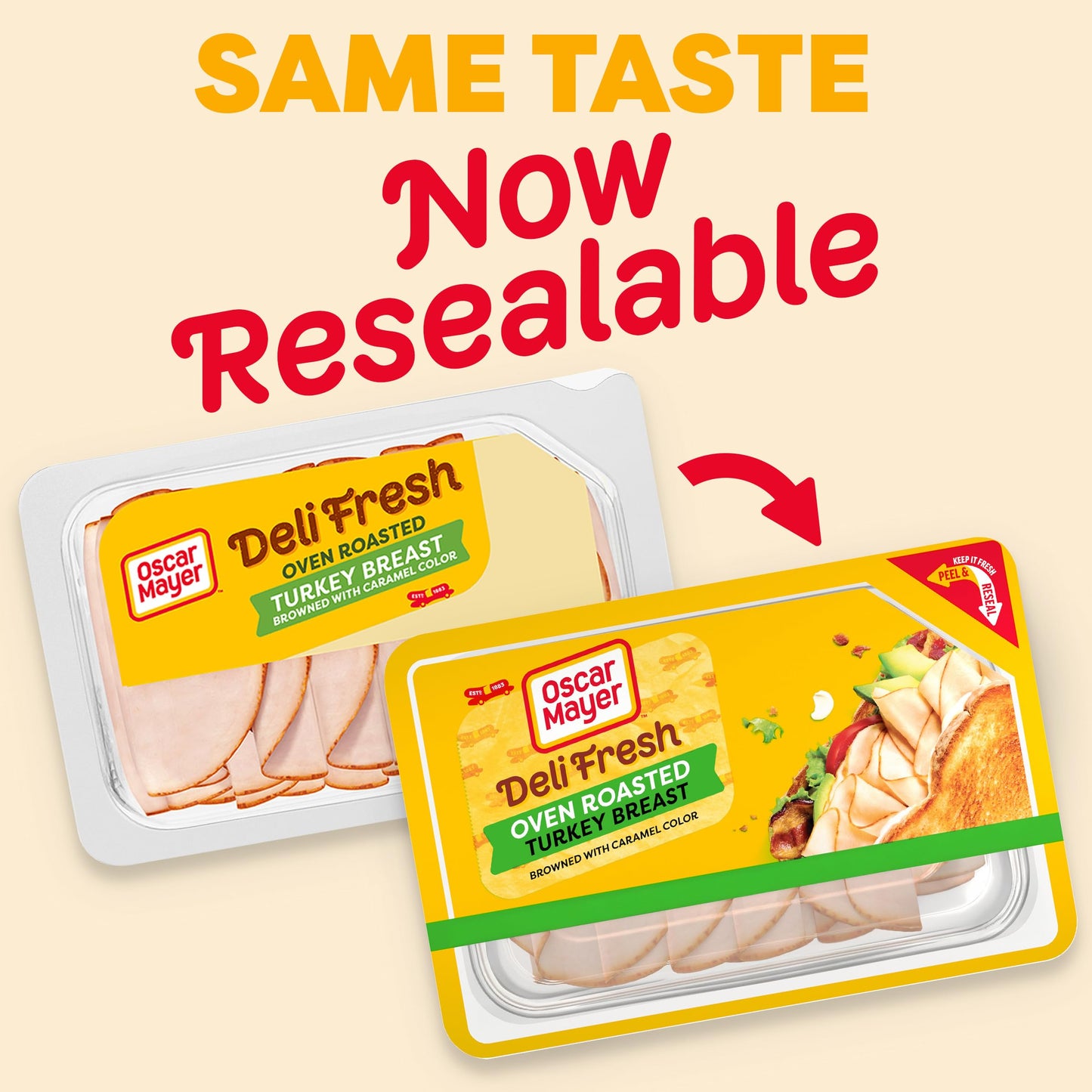 Oscar Mayer Deli Fresh Oven Roasted Turkey Breast, 9 oz Pack