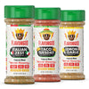 Flavor God Vegan Lovers Combo Pack - Herbs, Spices & Seasoning Gift Set, Includes Italian Zest, Taco Tuesday, Lemon & Garlic - Pack of 3