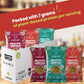 Nutruit Roasted Lentil Snacks - Tasty Snack Box with Vegan  Gluten Free  Non-GMO  High Protein  Low Calorie  Healthy On-The-Go Low Calorie Lentils Snacks - 1.2oz Packs (20-Pack Variety Box)