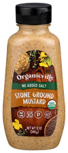 Organicville Organic Salt Free Mustard 12 Oz