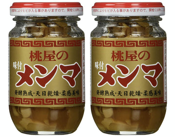 ?? ????? Momoya Seasoned Bamboo Shoots Menma Ajitsuke    - 4.05 Oz | Pack Of 2