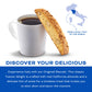 Nonnis Almond Biscotti Cookies - Individually Wrapped - 4-Pack (69 oz) - Kosher - Baked with Anise & Almonds