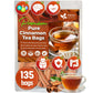 Pure Cinnamon Tea, 100% Natural & Pure Cinnamon. Cinnamon Herbal Tea. Cinnamon Stick Herbal Spice Tea. No Sugar, No Caffeine, No Gluten, Vegan.