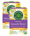 Traditional Medicinals Organic Smooth Move Senna Chamomile Herbal Tea  Relieves Occasional Constipation  (Pack Of 2) - 32 Tea Bags Total