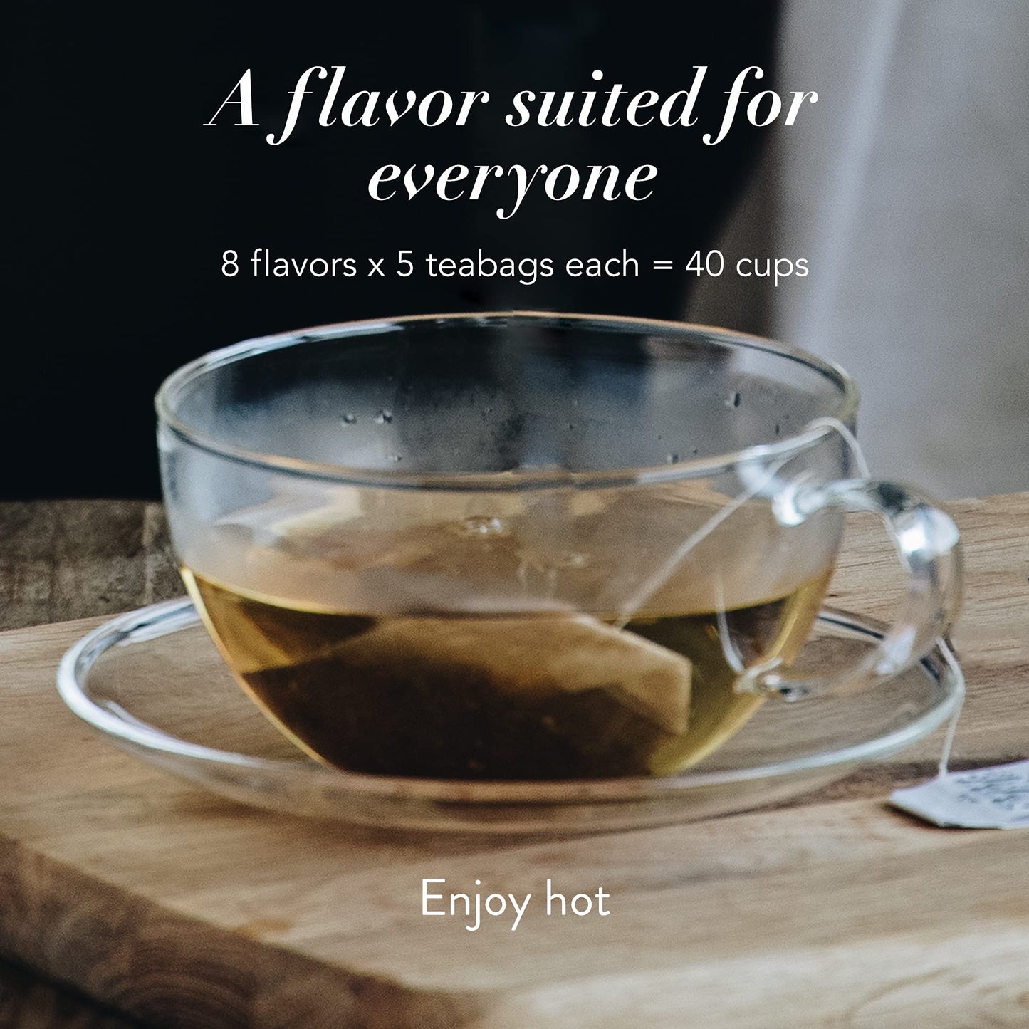 Whittard Of Chelsea - Tea Discoveries, A Taste Of Tea - Gift Box Includes - 4 Black Teabags, 3 Green Tea Bags & 1 Oolong Tea Bag