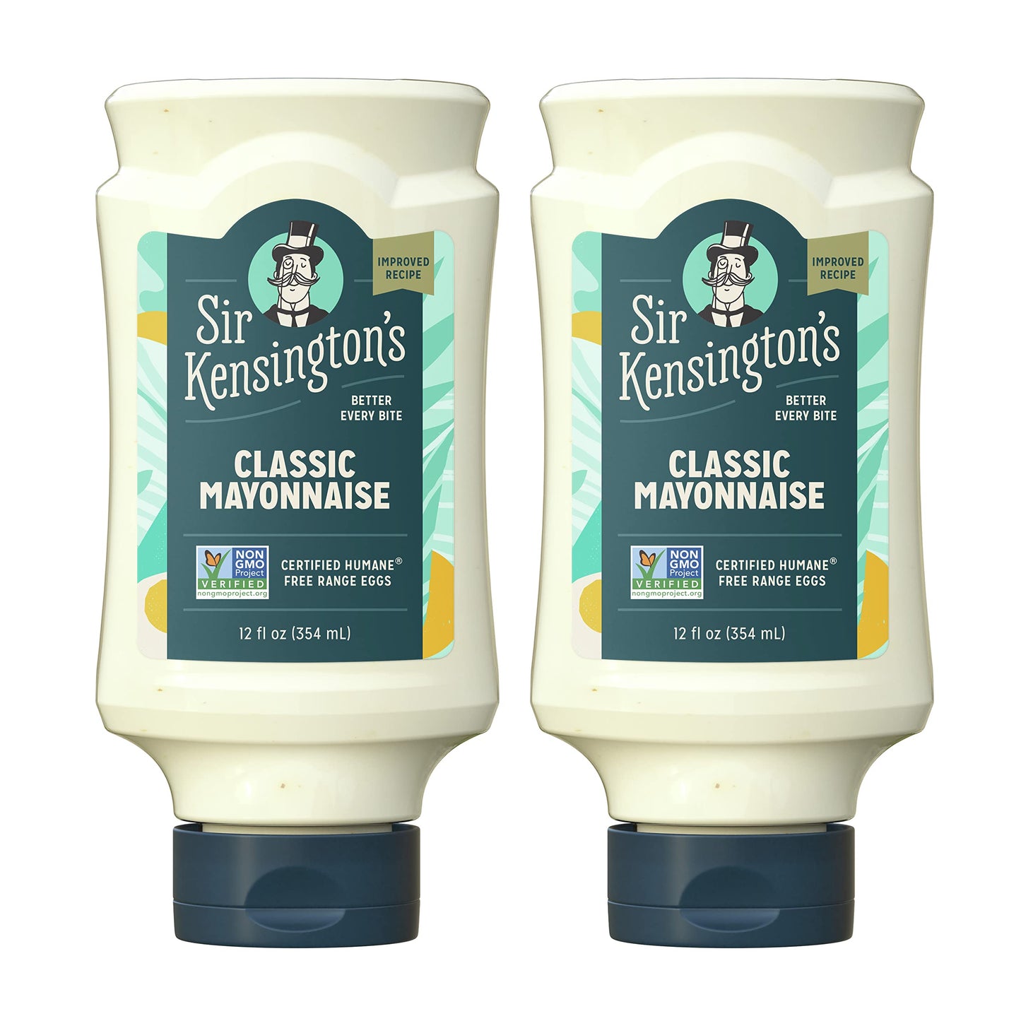 Sir Kensington'S Mayonnaise Classic Mayo 2 Count Gluten Free Non- Gmo Project Verified Shelf-Stable 12 Oz