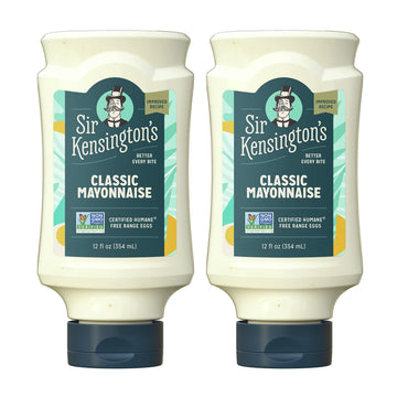 Sir Kensington'S Mayonnaise Classic Mayo 2 Count Gluten Free Non- Gmo Project Verified Shelf-Stable 12 Oz