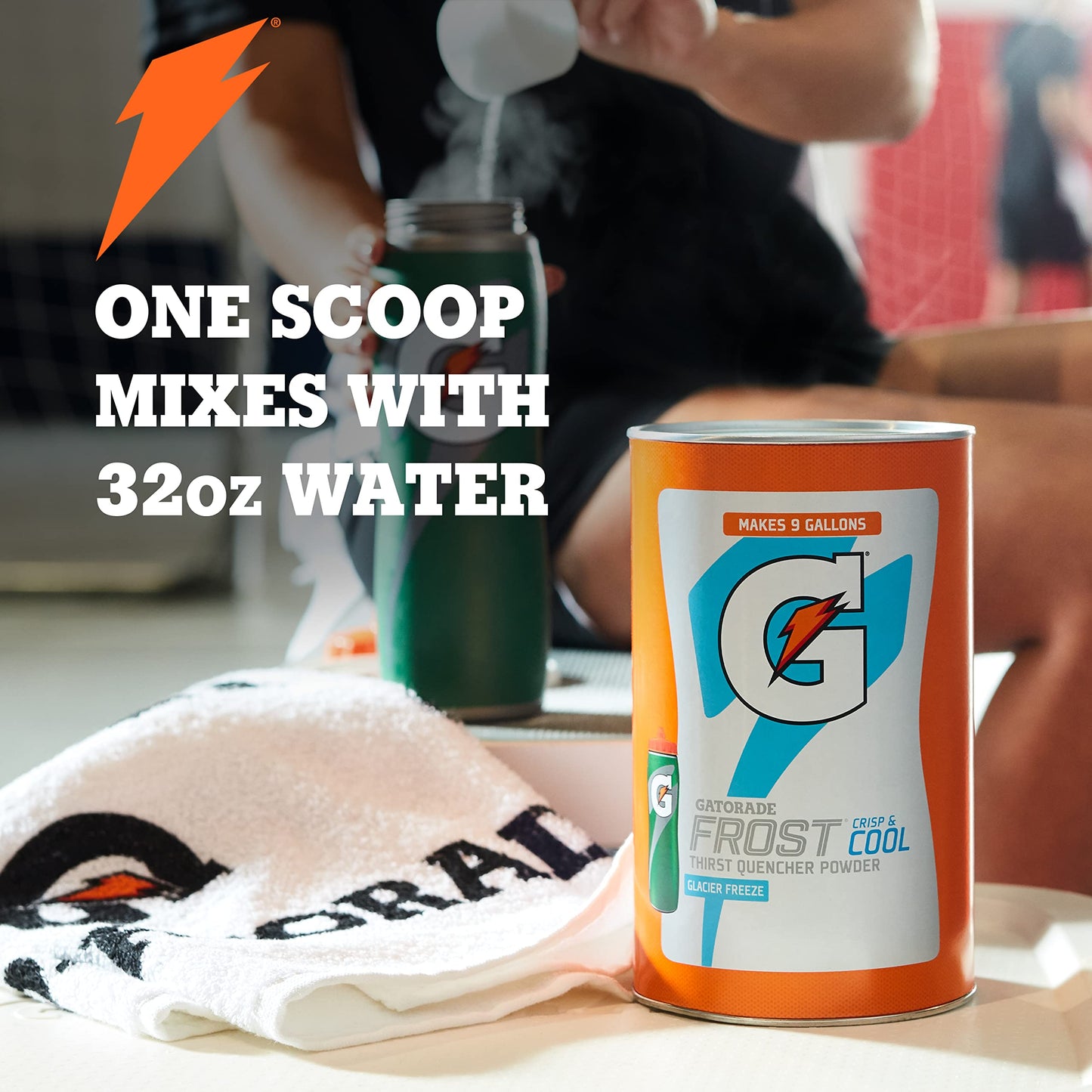 Gatorade Thirst Quencher Powder, Glacier Cherry Flavor, 76.5 oz Canister - Hydration Drink Mix for Sports & Exercise