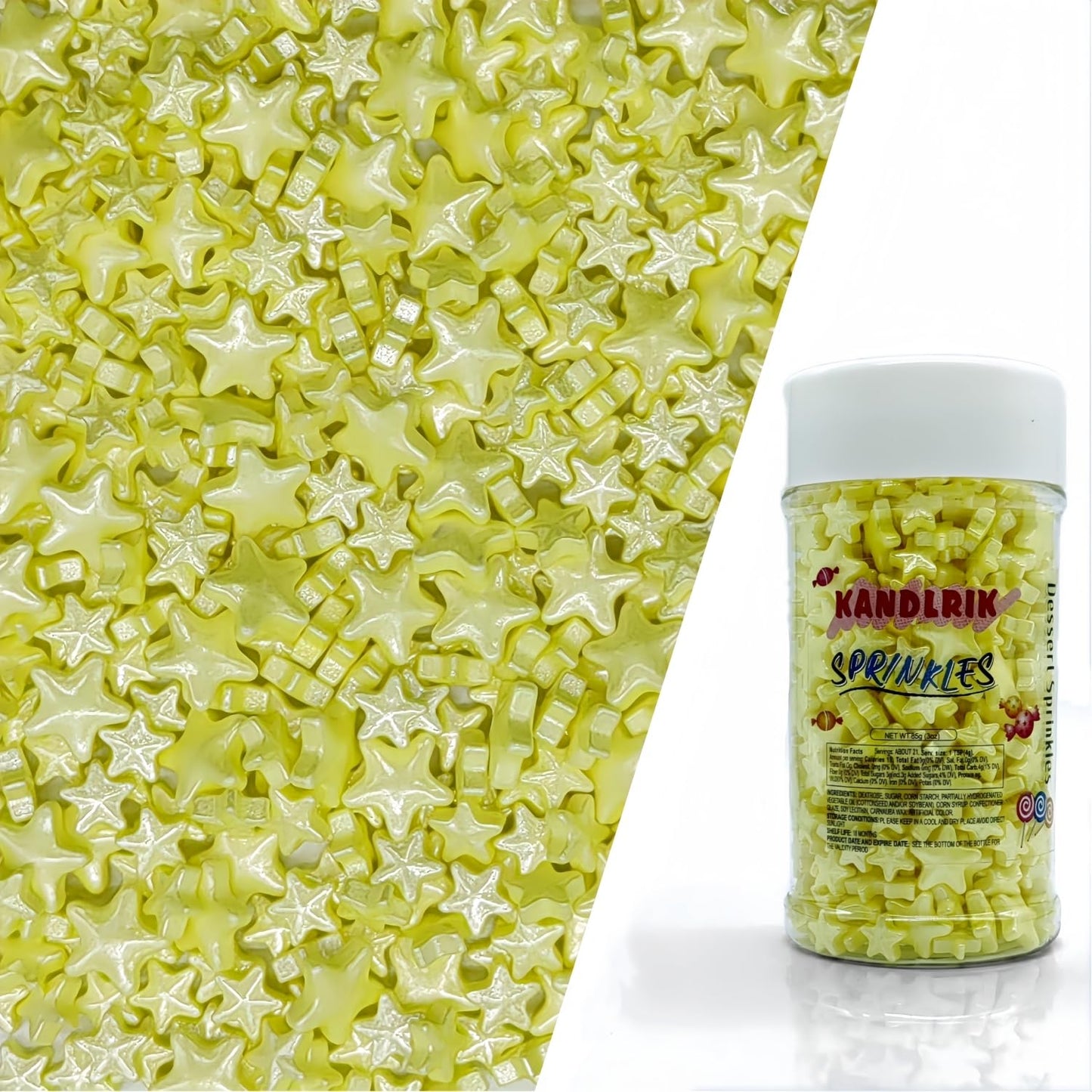 Mixed Size Yellow Stars Sprinkles Edible Stars Cake Decorating Stars Cake Decorations Cupcake Toppers Cookie Decorating Perfect 