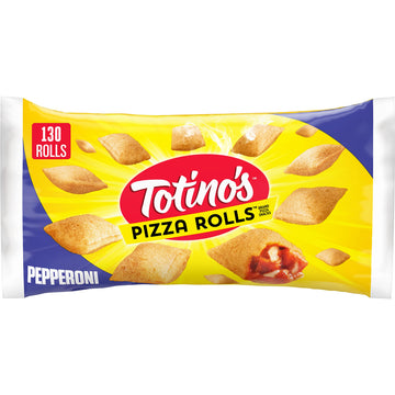 Totinos Pizza Rolls, Pepperoni Flavored, Frozen Snacks, 130 Rolls, 63.5 oz