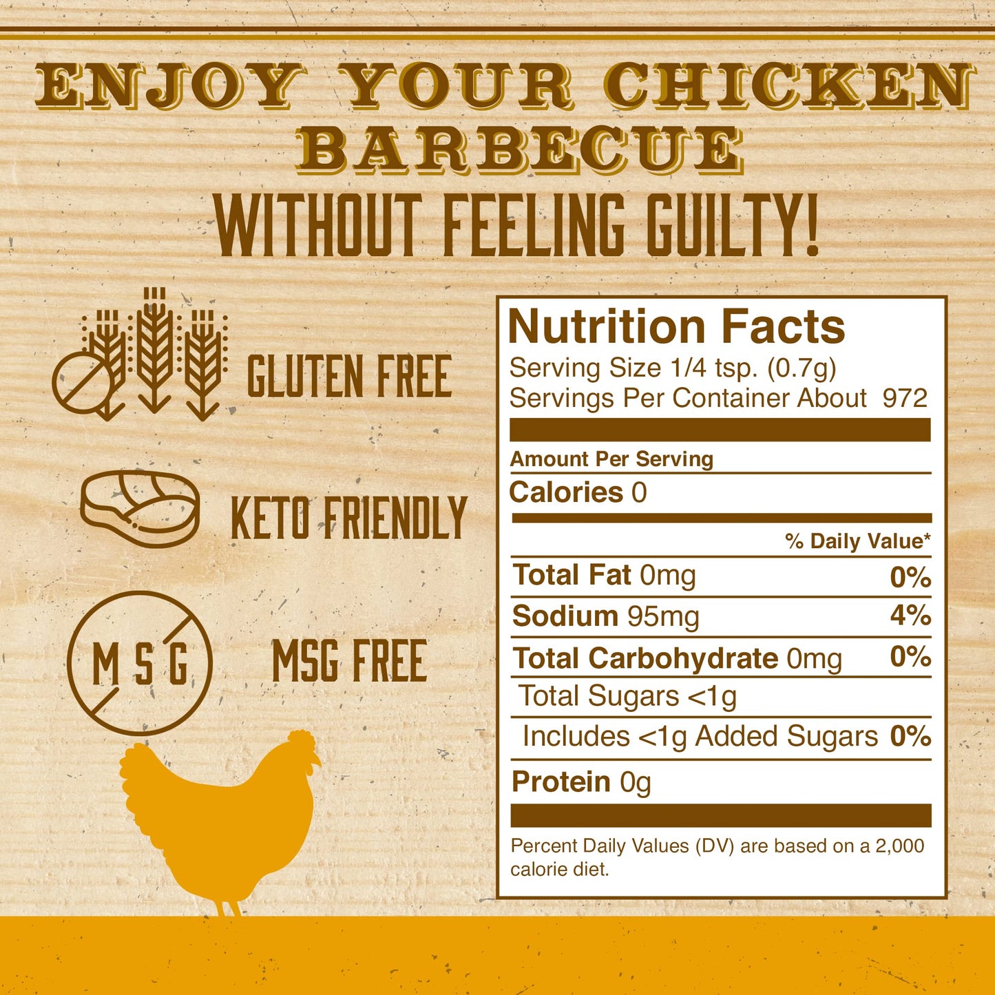 DennyMikes Chick Magnet Rotisserie Chicken Seasoning Rub, Gluten-Free, Low Sodium, 24 Ounce