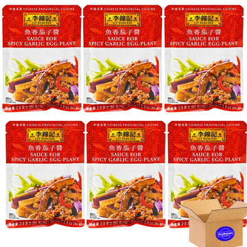 l k k Spicy Garlic Egg-Plant Asian Sauce 2.8oz/80g 6pack