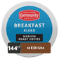 Community Coffee Breakfast Blend Coffee Pods, Medium Roast, 144 Count, Compatible with Keurig 2.0, Pack of 4