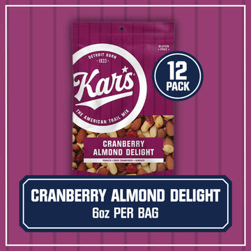 Kar'S Nuts Cranberry Almond Trail Mix 6Oz Bag (Pack Of 12)