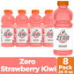 Gatorade Zero Sugar Thirst Quencher Sports Drink, Strawberry Kiwi, 20oz Bottles, 8 Pack, Electrolytes for Rehydration, Pink
