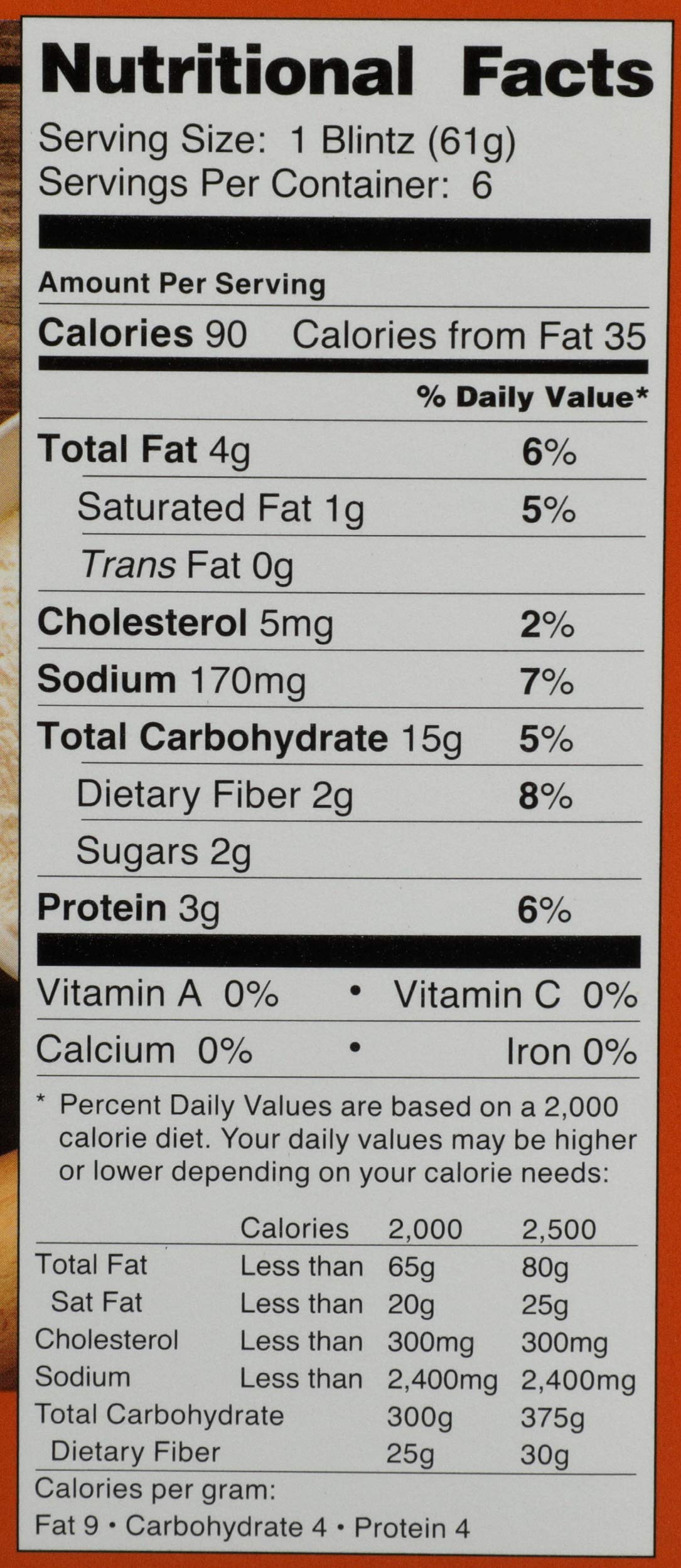Golden Blintz, Potato, 13 Ounce (Pack Of 12)