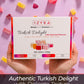 Zyra Turkish Delight - 8.8Oz - Woman Owned Brand - Luxury With Assorted Fruit - Rose, Strawberry, Raspberry, Blackberry, Lemon, Orange - Authentic Enhanced Lokum Confectionery - Gifts For Everyone