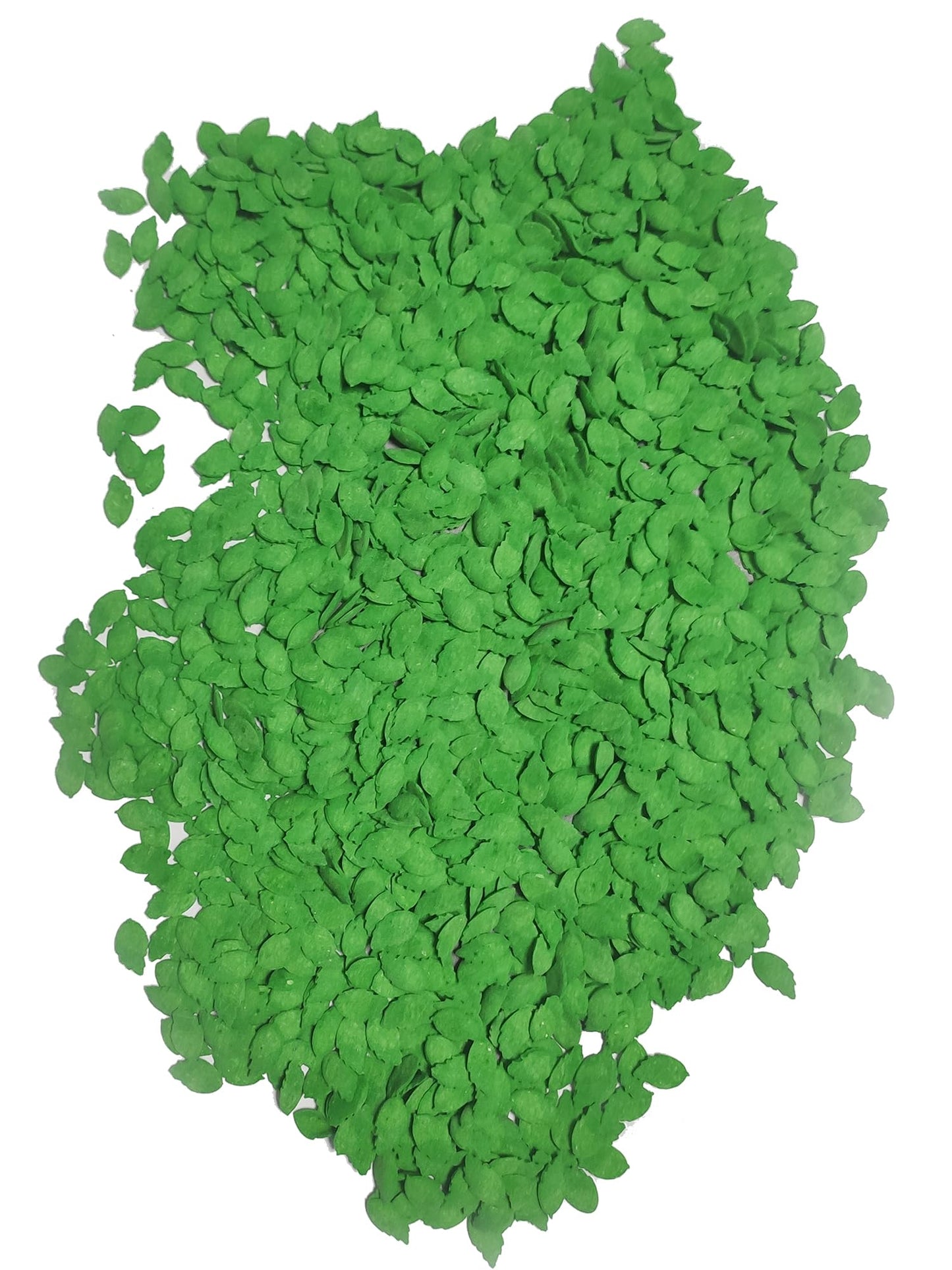 Edible Mini Sugar Green Leaf Sprinkles Cake Cupcake Toppers Cookie Decorations Sweet Dessert Sprinkle For Cake Decorating, 3.4 O