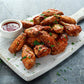Grumpy Butcher Fully Cooked Jumbo Chicken Wings, 5 Lb - Seasoned Air Fryer Ready Chicken Wings Family Pack - Golden Crispy Froze