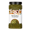 TAJ Premium Indian Moong Dal Whole, Mung Beans, 3.5-Pounds Jar