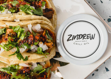 Zindrew Chili Crunchy Garlic Chili Oil Og Batch. Enhanced Spicy, Savory, Umami Gourmet All-Purpose Hot Chili Crisp Sauce (Og Batch- Very Mild Heat And X Batch- Very Spicy) 8.12Oz
