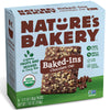 Natures Bakery Organic Chocolate Oat Baked-Ins Bars, 7.62 Oz (6 Count Of 1.27Oz)