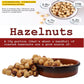Secret Gardens Roasted Hazelnut, Unsalted Filbert, 100% Natural, Non Gmo, No Shell, Gluten Free, No Salt, Resealable Bag