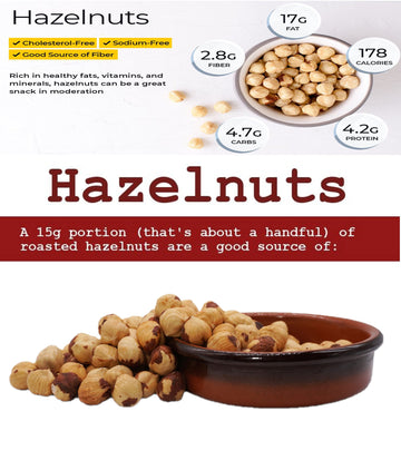Secret Gardens Roasted Hazelnut, Unsalted Filbert, 100% Natural, Non Gmo, No Shell, Gluten Free, No Salt, Resealable Bag
