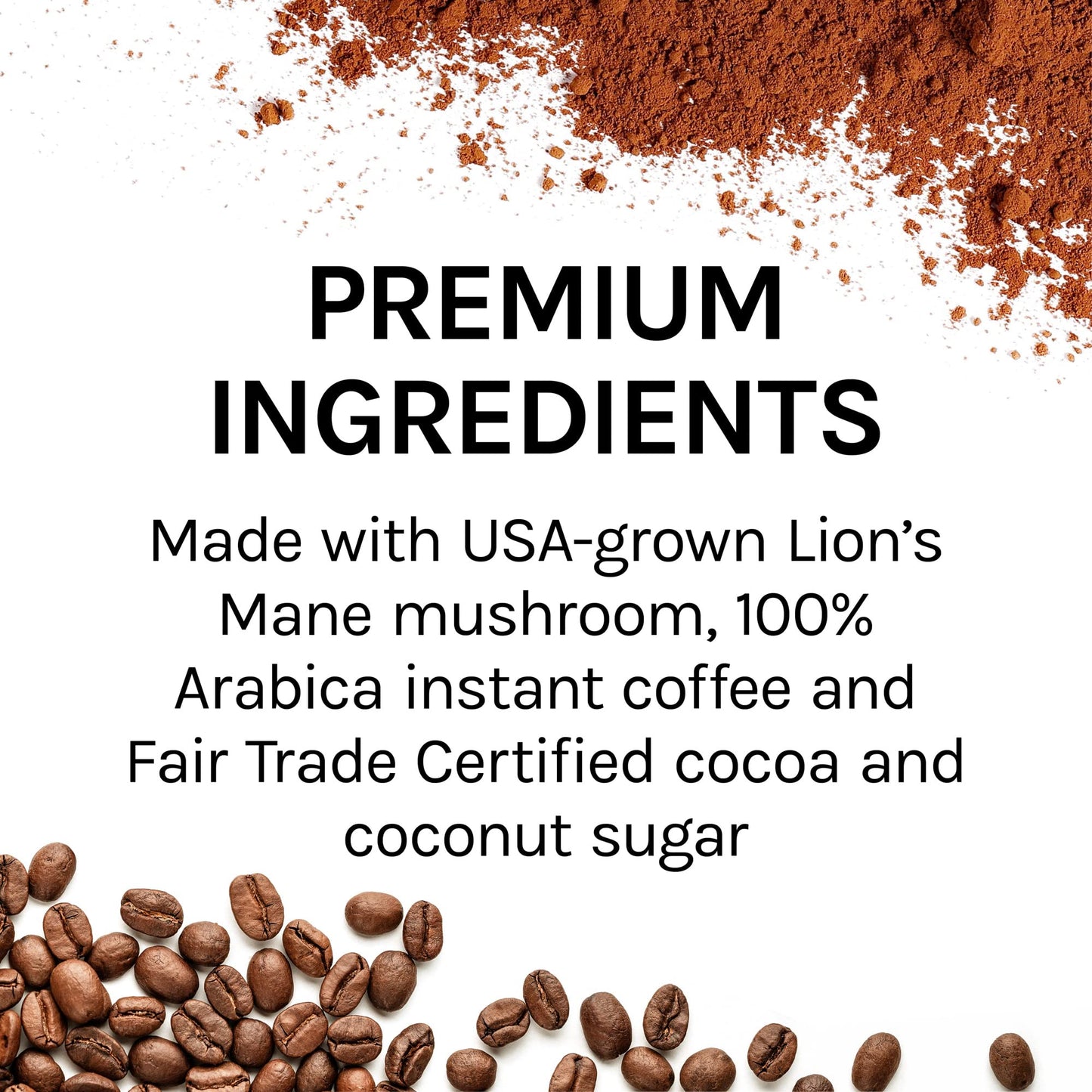 Host Defense, Mycobrew Mocha Drink Mix, Supports Energy And Focus, With Lion’S Mane Mushroom, 5Oz - 10 Packets (0.5Oz Each)