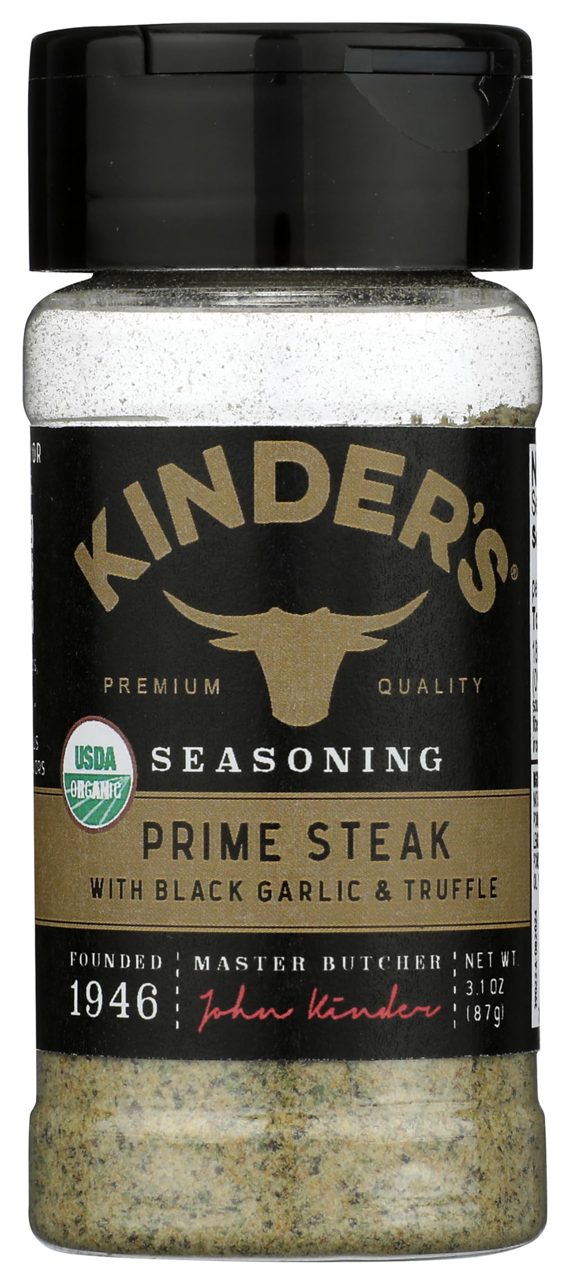 Kinders Organic Prime Steak Seasoning  3.1 Oz