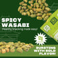 Where You Bean Edamame Beans Snack (Spicy Wasabi) - Crunchy And Dry Roasted Edamame Beans - High Protein Snacks, Keto And Vegan