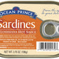Ocean Prince Sardines In Louisiana Hot Sauce, 3.75 Ounce Cans (Pack Of 12)