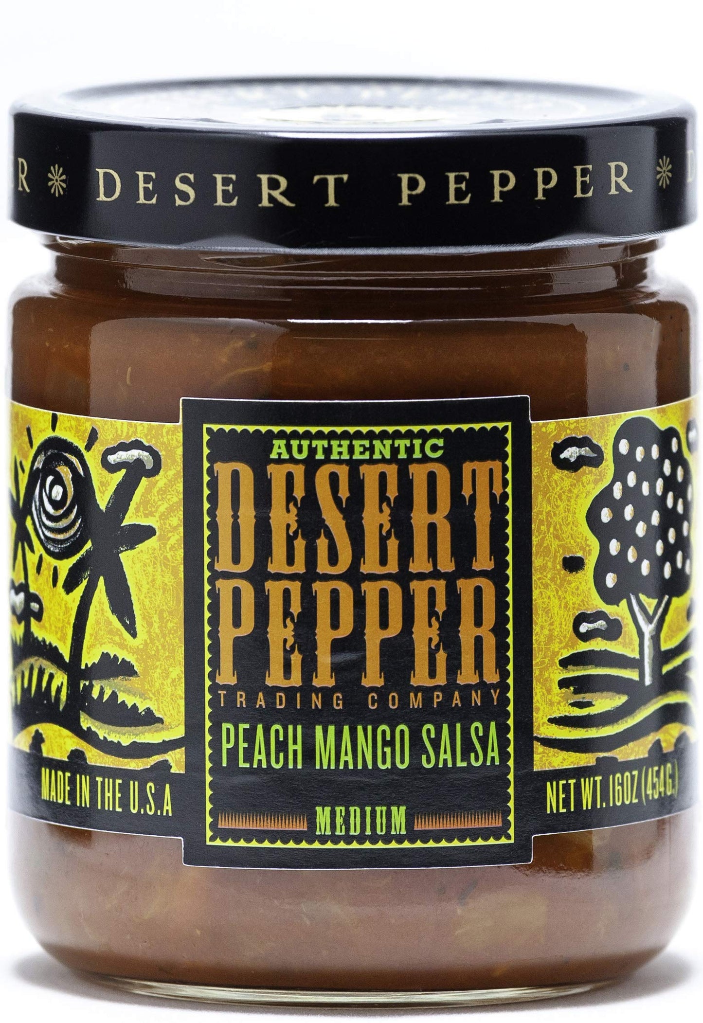 Desert Pepper Peach Mango Salsa, Medium, 16-Ounce, Pack of 1, Model 719212101022
