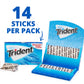 Trident Sugar-Free Chewing Gum, Original Flavor, 14 Pieces (Pack of 1)